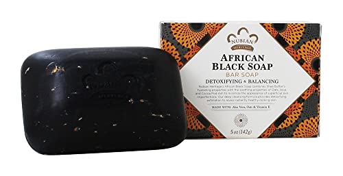 Nubian Heritage African Black Soap Bar with Shea Butter - 5 oz