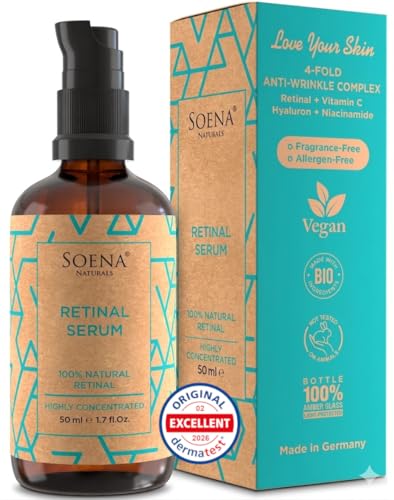 SOENA Retinal Anti-Aging Serum with Hyaluronic Acid & Vitamin C