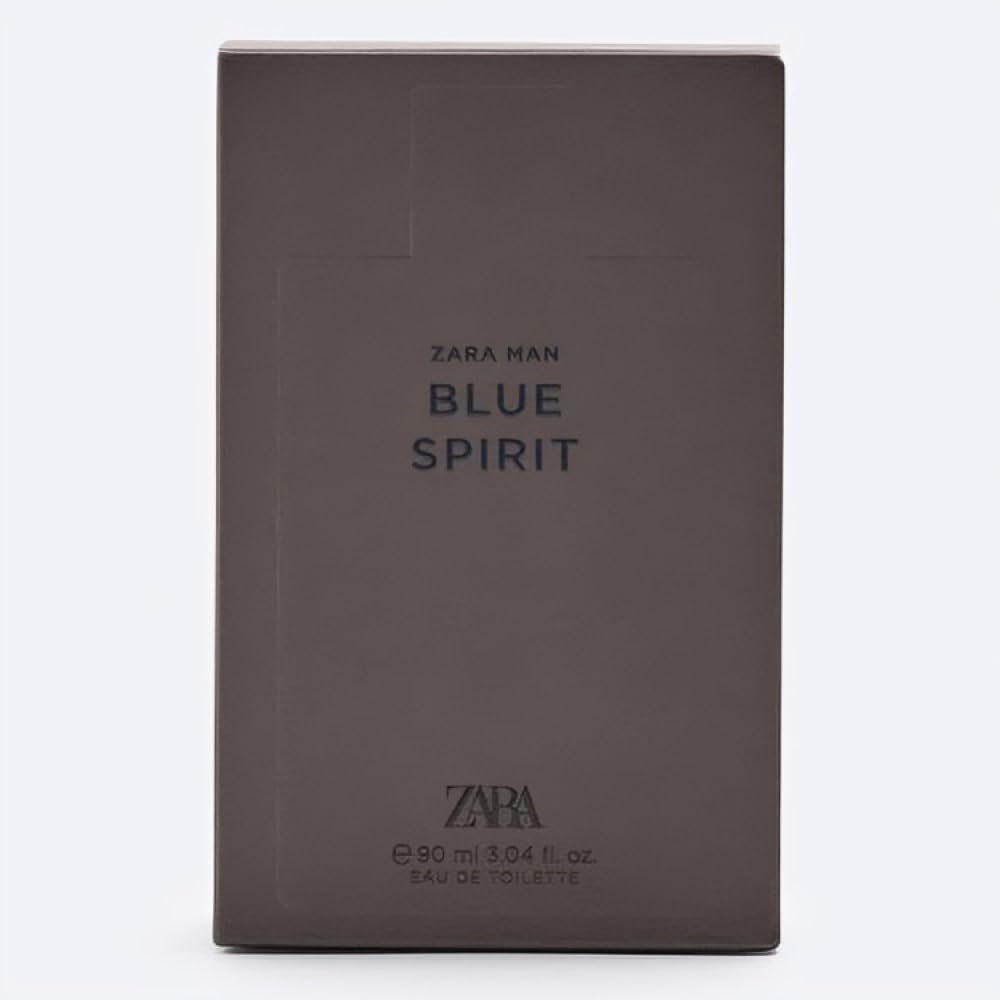 Zara Man Blue Spirit Cologne for Men EDT Eau De Toilette 90 ML (3.04 FL OZ)