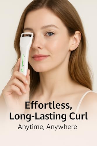 Rechargeable Heated Eyelash Curler – Portable Quick-Heating Tool for All Lash Types