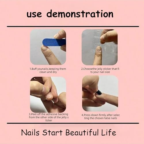 YQSWSTL Almond Cat Eye Press-On Nails Long Gold Edge Model QKS-BT-017-11