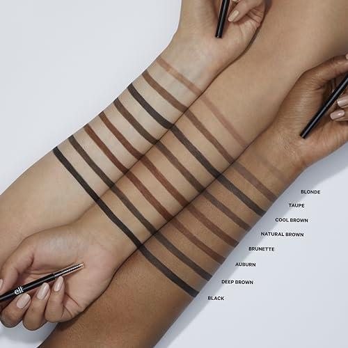 e.l.f. Ultra Precise Brow Pencil, Dual-Ended, Ultra Fine Tip Defines & Fills Eyebrows, Creamy Formula, Vegan & Cruelty-Free, Neutral Brown