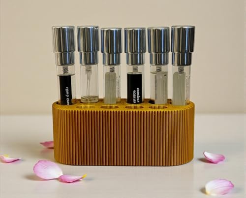 Perfume Sample Organizer for 8mL Atomizers - Gold Makeup Storage