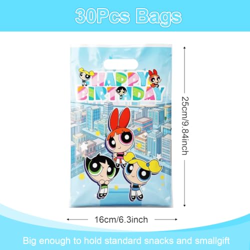 MUSNOW 30pcs Biodegradable Gift Bags for Birthday Parties