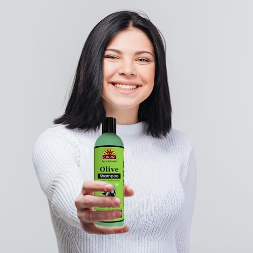 OKAY Olive Oil Shampoo for All Hair Types - Sulfate-Free Moisturizing Wash