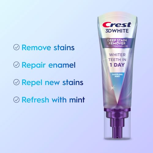 Crest 3D White Brilliance Deep Stain Remover Toothpaste - 3.1oz
