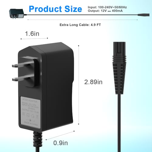 Braun Shaver Charger for Series 1, 3, 7 & 9 Electric Razors - Worldwide Compatibility