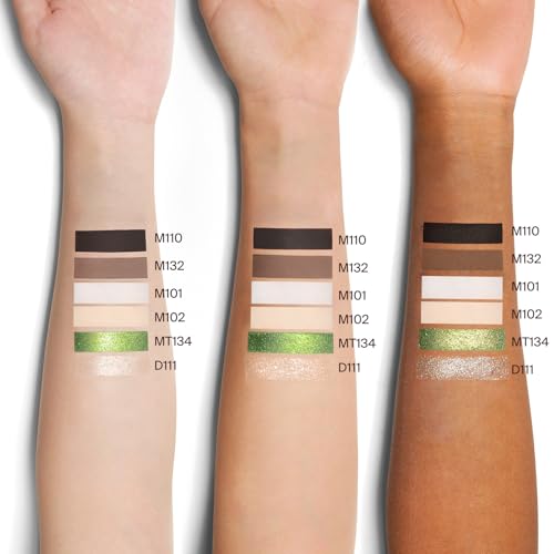 Joocyee Single Eyeshadow, High Adherence White Matte Eyeshadow Smooth