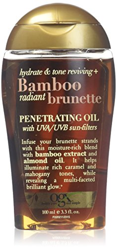 OGX Hydrate & Tone Reviving Bamboo Radiant Brunette Penetrating Oil 3.3 oz