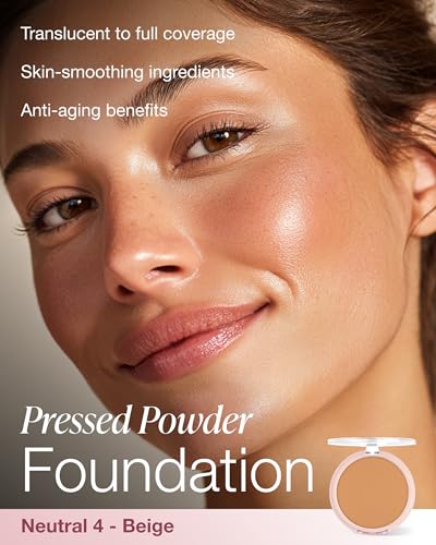Mineral Fusion Pressed Powder Foundation - Matte Finish, Neutral 4