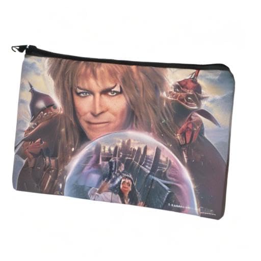 Labyrinth Jareth Goblin King Makeup Bag - Travel Cosmetic Pouch