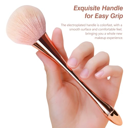 Kootinn Super Large Mineral Powder Brush Set - 2 Pcs for Makeup