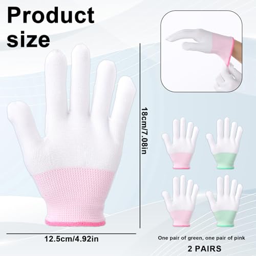 Heat Resistant Styling Gloves for Hair Curling & Flat Iron - 4 Pcs