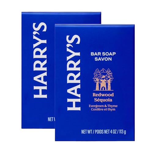 Harry's Redwood Scent Bar Soap for Men - 4 oz, 2 Pack