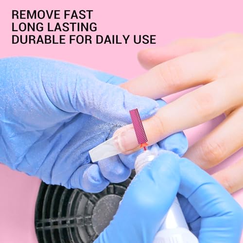 MelodySusie Pink Blossom Fine Tapered Nail Drill Bits 3/32'' Carbide for Manicure & Pedicure