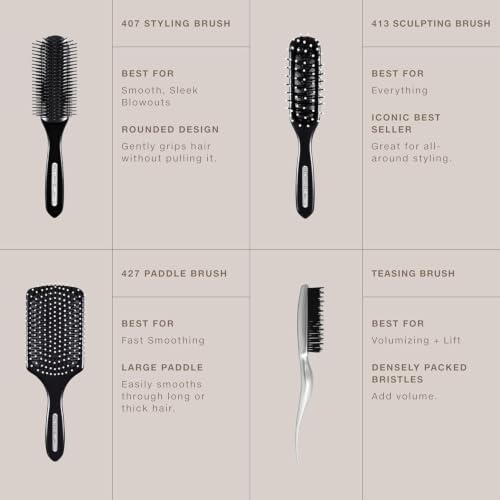 Paul Mitchell Pro Tools 407 Styling Brush - Pack of 2 for All Hair Types