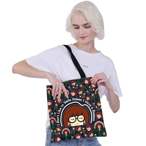I Don't Like To Smile Makeup Bag - CMNIM 90s TV Show Merch, TE Black