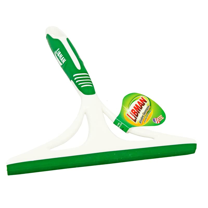 Libman 8-Inch Household Squeegee with Ergonomic Handle
