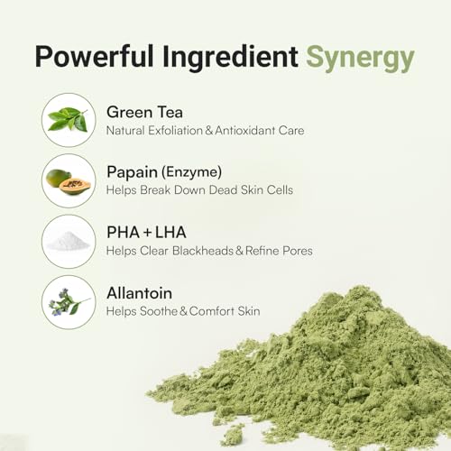 Matcha Enzyme Powder Cleanser for Sensitive Skin - 1.76 oz