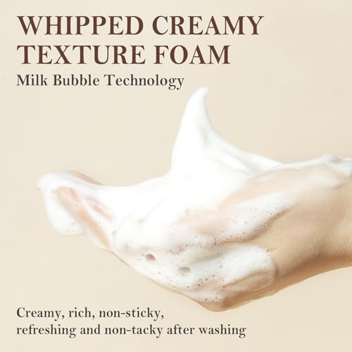 DWDiWen Goat Milk Moisturizing Body Wash - Hydrating Shower Gel, 550ml