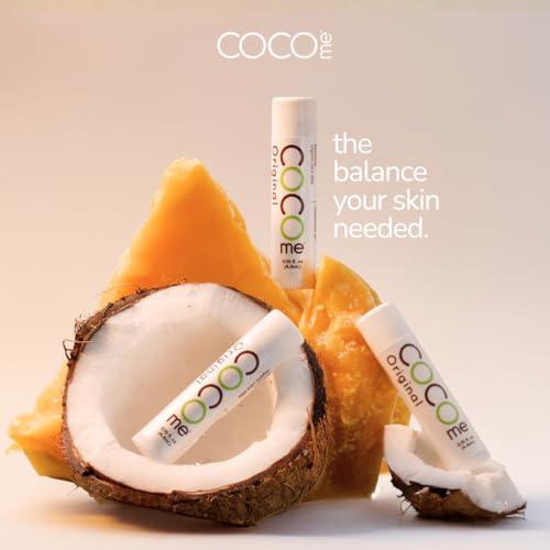 CoCo Me Organic Lip Balm - Coconut Oil & Beeswax - 6 Pack, 0.15oz