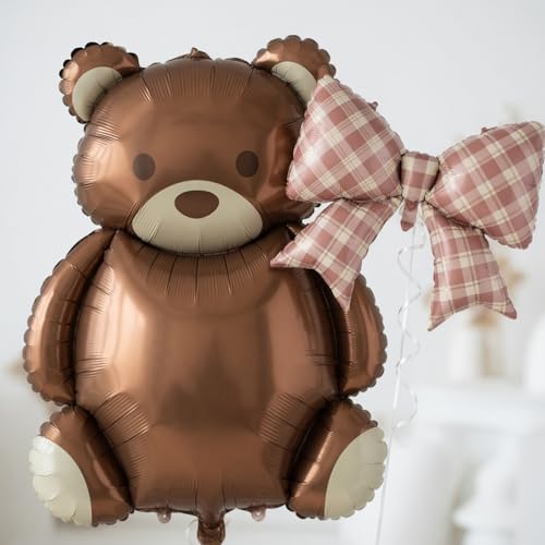 Woodland Bear Party Decorations Set - 8 Piece Birthday Kit