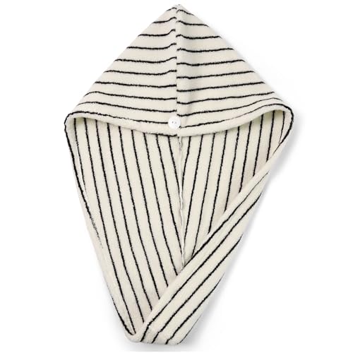 Jacquotha Cotton Hair Towel Wrap - Anti-Frizz Quick Dry Hair Turban