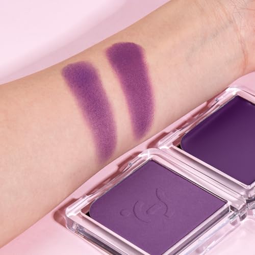 Fillwie Violet Veil Duo Cream & Powder Blush - Light Lavender & Cool Violet