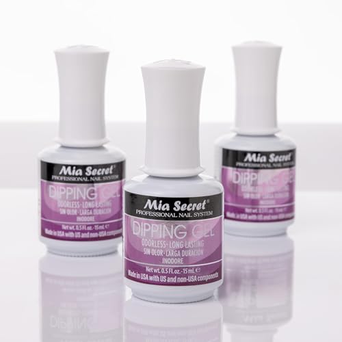 Mia Secret Professional Dipping Gel UV/LED Odorless Acrylic System 1/4 oz