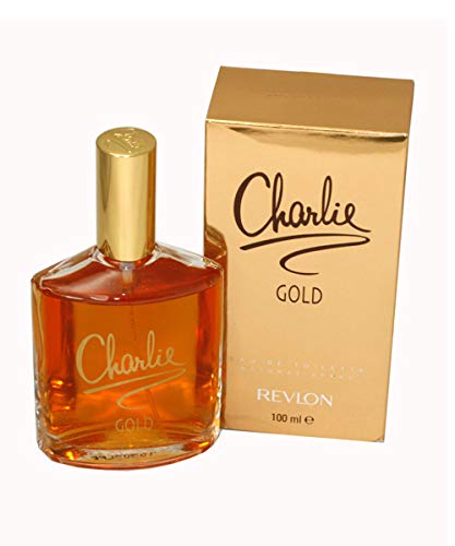 Charlie Gold Eau De Toilette Spray for Women by Revlon - 3.4 Oz