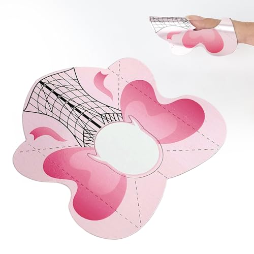 BQAN 100Pcs Nail Forms for Builder Gel - Self-Adhesive Nail Stickers