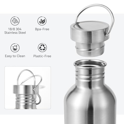 Volhoply 32oz Stainless Steel Reusable Water Bottle - Eco-Friendly & BPA Free
