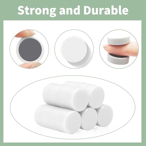 80PCS Strong Round Refrigerator Magnets for Office & Home Use