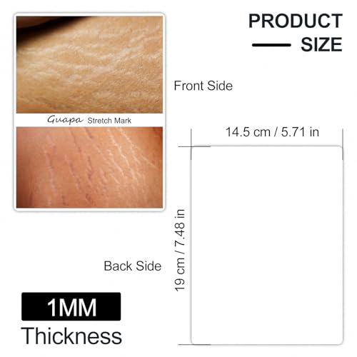 MARLLOGIVA 3PCS Silicone Practice Skin for Stretch Mark Tattoo Camouflage Beginners & Artists