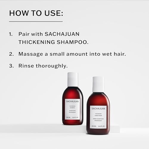 SACHAJUAN Thickening Conditioner 3.4 Fl Oz - Vegan & Paraben-Free