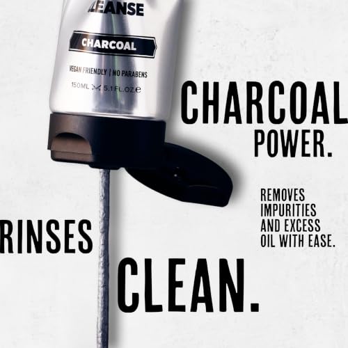 Jack the Barber Charcoal Face & Beard Wash - 150ml Deep Cleansing Formula