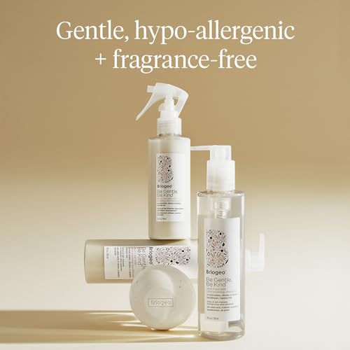Briogeo Be Gentle, Be Kind Aloe + Oat Milk Ultra Soothing Detangling Spray | Fragrance-Free Leave-In for Sensitive Scalp & Hair | Silicone-Free | Vegan & Cruelty-Free | 6 fl oz