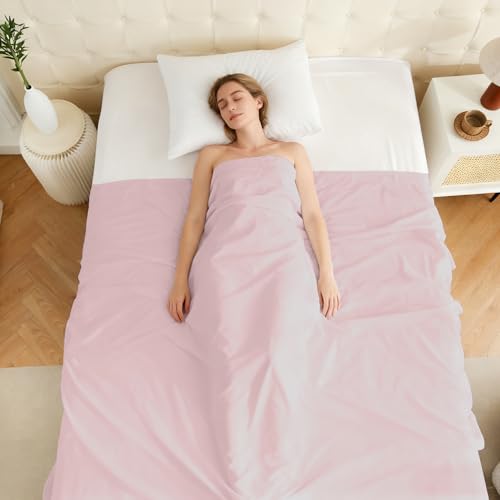King Flat Sheet - Soft Breathable Brushed Microfiber, Pink