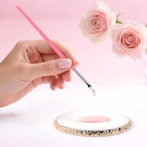 25-Piece Nail Art Brush Set with Palette & Dual-Tip Pens