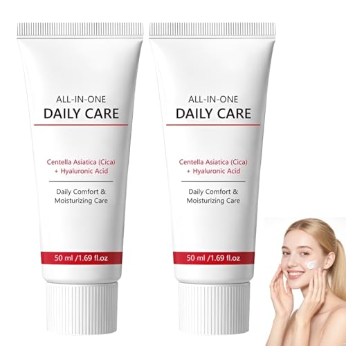 All-in-One Face Cream with Hyaluronic Acid & Cica - 2 Pack