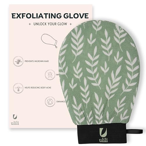 Ulili Kessa Exfoliating Glove for Body & Face - Deep Moroccan Hammam Scrub Mitt