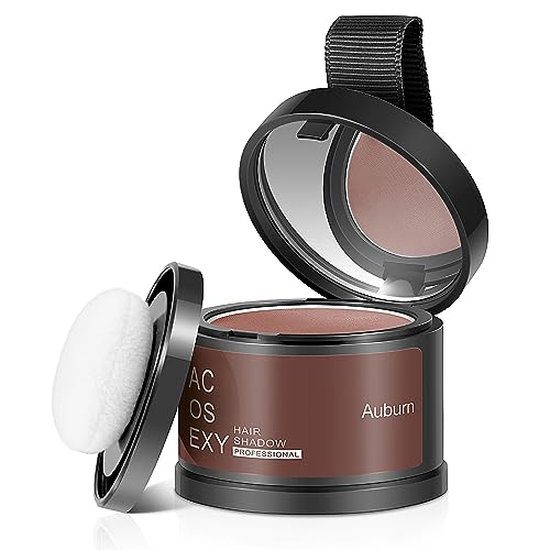 Acosexy Auburn Root Touch Up Hair Powder for Gray Coverage & Thinning Hair