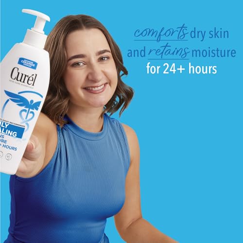 Curel Daily Healing Body Lotion for Dry Skin, 20 Oz - Hydrating & Non-Greasy