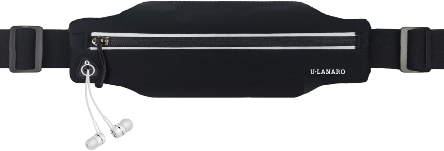 Slim Running Belt Fanny Pack | Phone Holder for Men & Women - Adjustable Waist Pack for Workouts, Fits All Phones