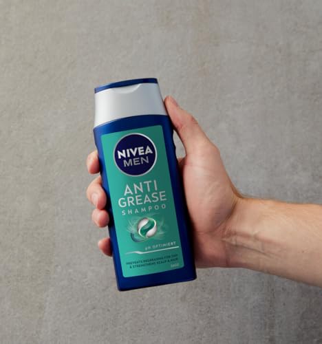 NIVEA Men Anti-Grease Shampoo 400ml for Oily Hair Care