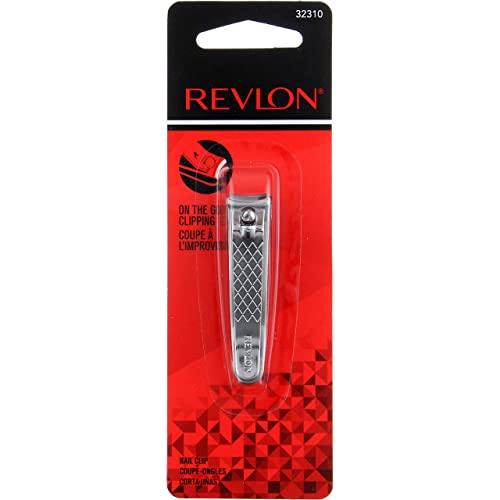 Revlon Compact Nail Clipper - Ergonomic Design for Precision Cutting