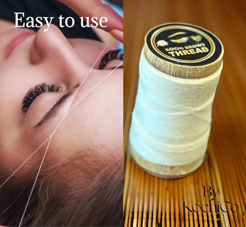 Kochi Co Organic Cotton Eyebrow Threading Kit for Precise Shaping - Pack of 1