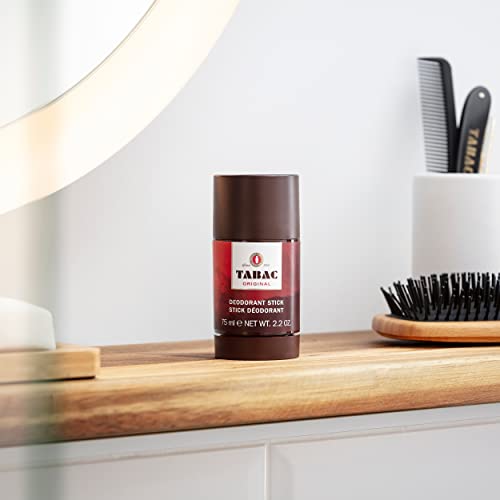 Tabac Original Deodorant Stick for Men - Long Lasting 2.2 Oz