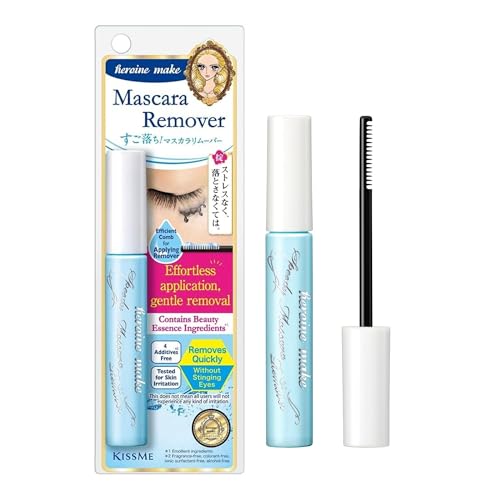 Heroine Make Waterproof Mascara Remover Wand | Gentle Eye Makeup Remover for Sensitive Eyes | Travel Size