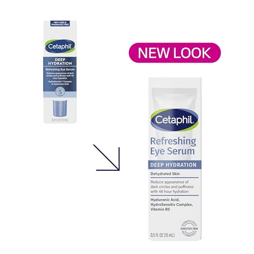 Cetaphil Deep Hydration Eye Serum - Reduce Dark Circles & Puffiness, 0.5 fl oz